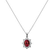 Diamond necklace with Ruby Royal Aurora1