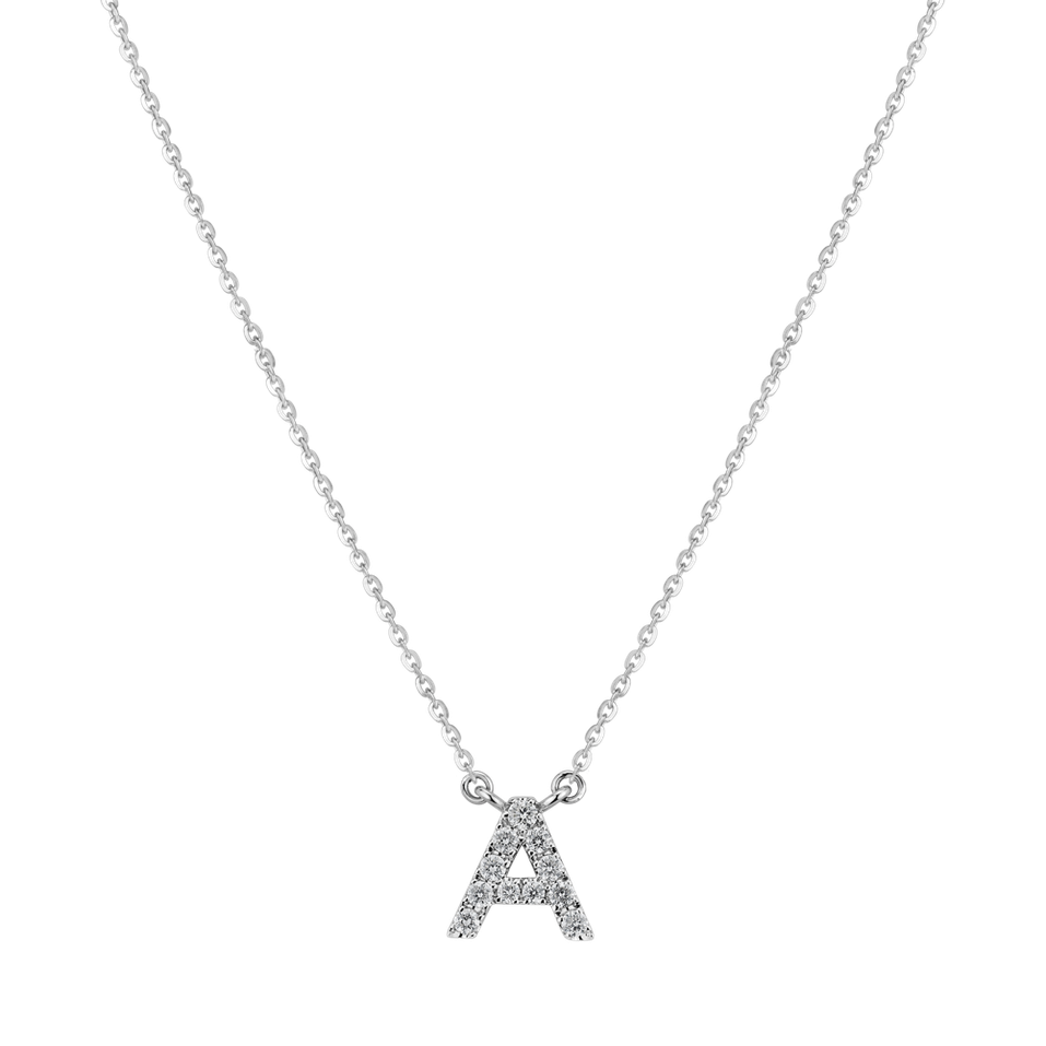 Diamond necklace Shiny Alphabet