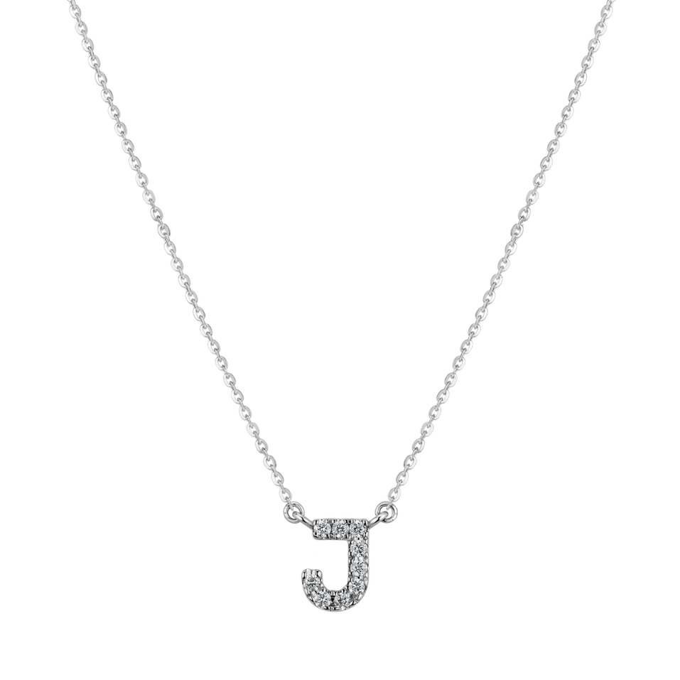 Diamond necklace Shiny Alphabet