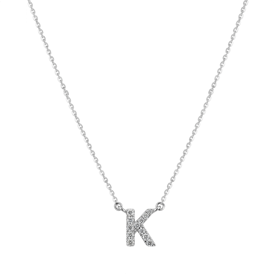 Diamond necklace Shiny Alphabet