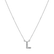 Diamond necklace Shiny Alphabet2