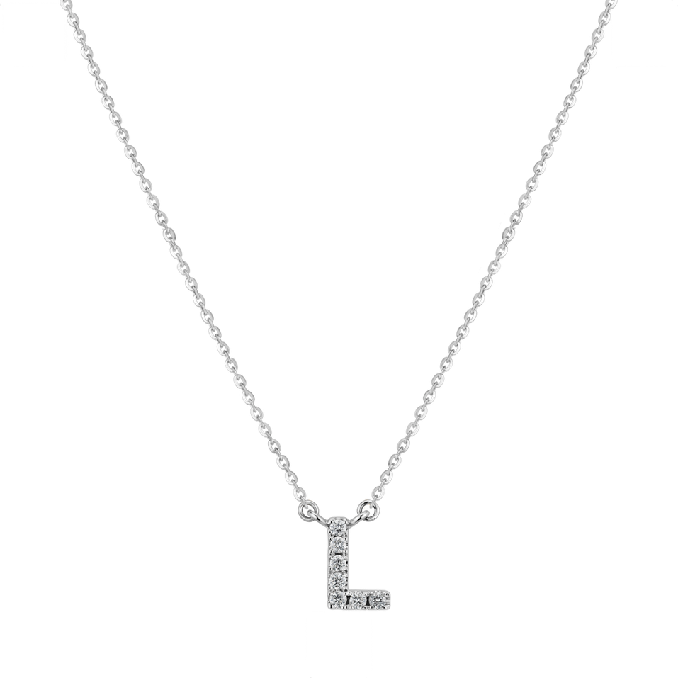 Diamond necklace Shiny Alphabet
