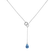 Diamond necklace with Topaz Drop of Rain2