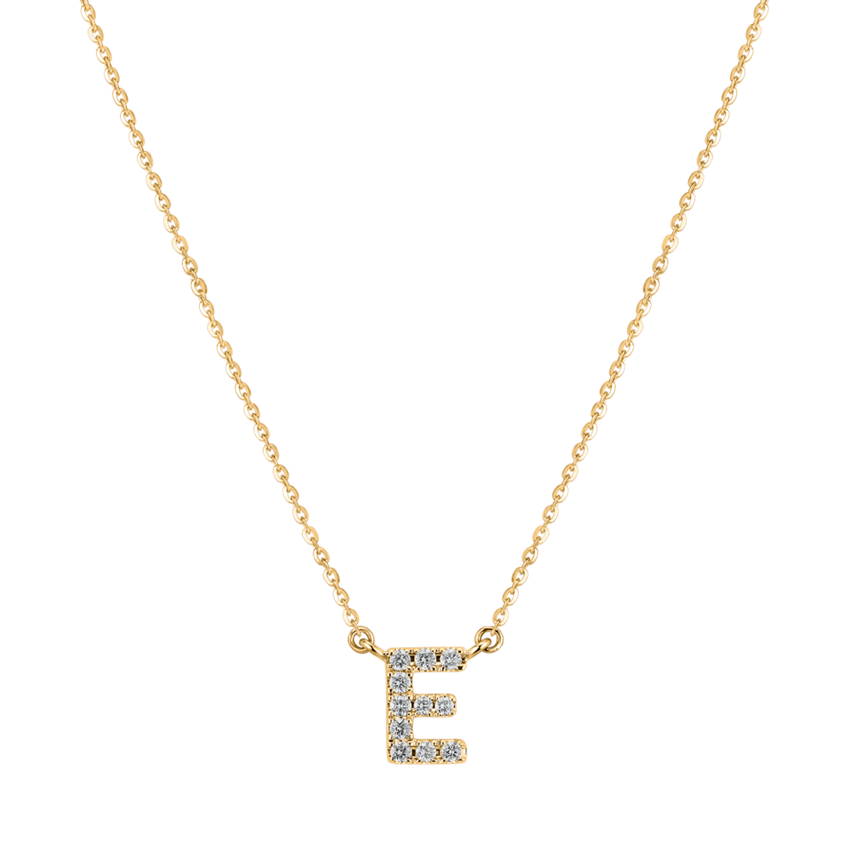 14ct yellow gold diamond necklace Diamond necklace Luxury Clam