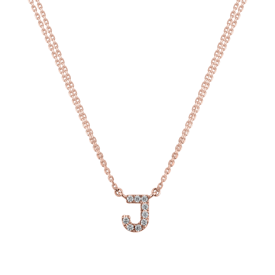 14ct rose gold diamond necklace Diamond necklace Luxury Clam