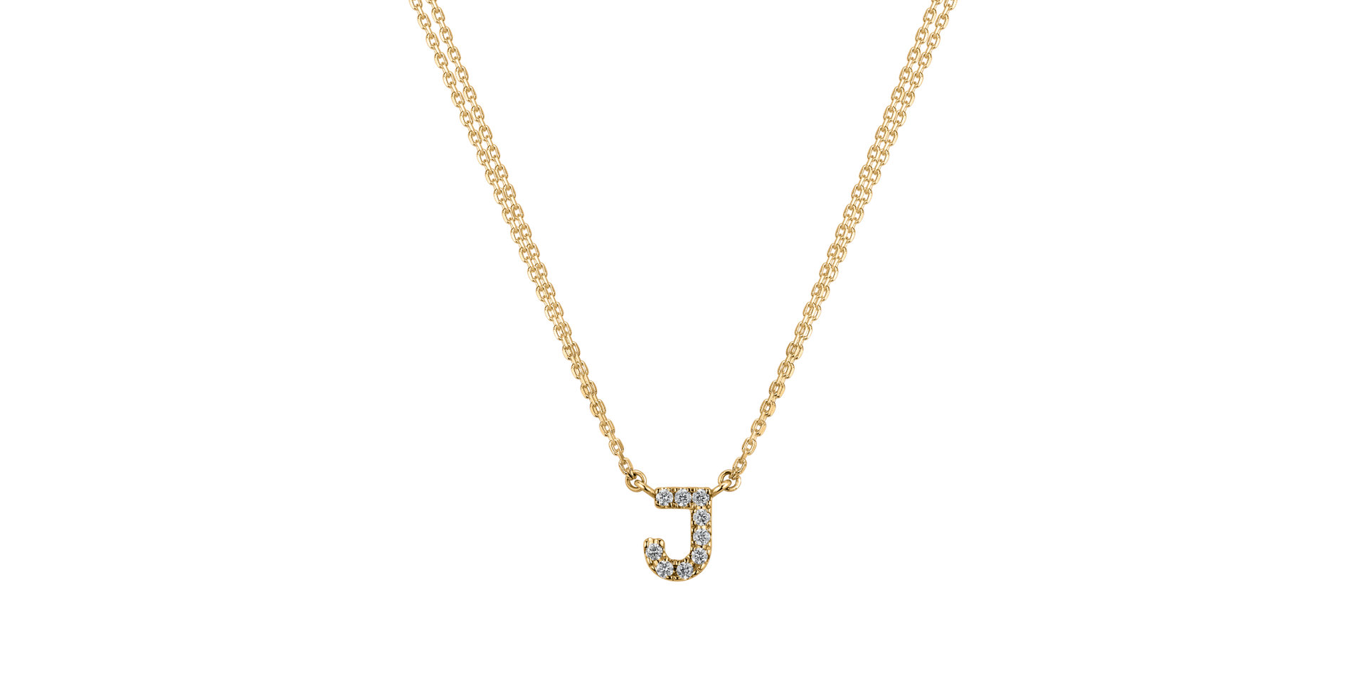 14ct yellow gold diamond necklace Diamond necklace Luxury Clam