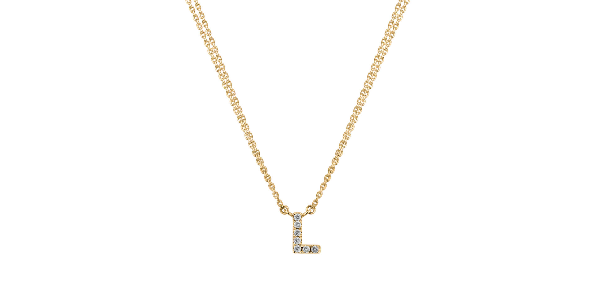 14ct yellow gold diamond necklace Diamond necklace Luxury Clam