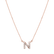 Diamond necklace Shiny Alphabet2