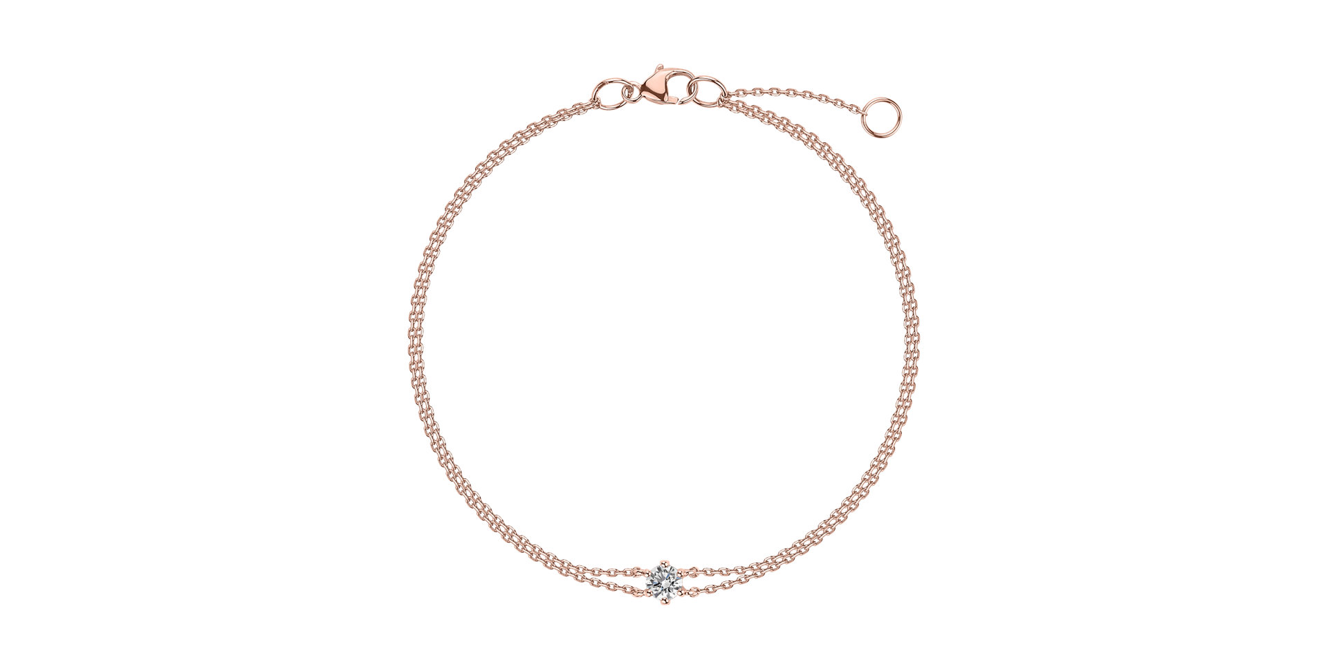 Bracelet with diamonds Essential Shine