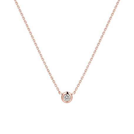 Diamond necklace Sparkling Drop