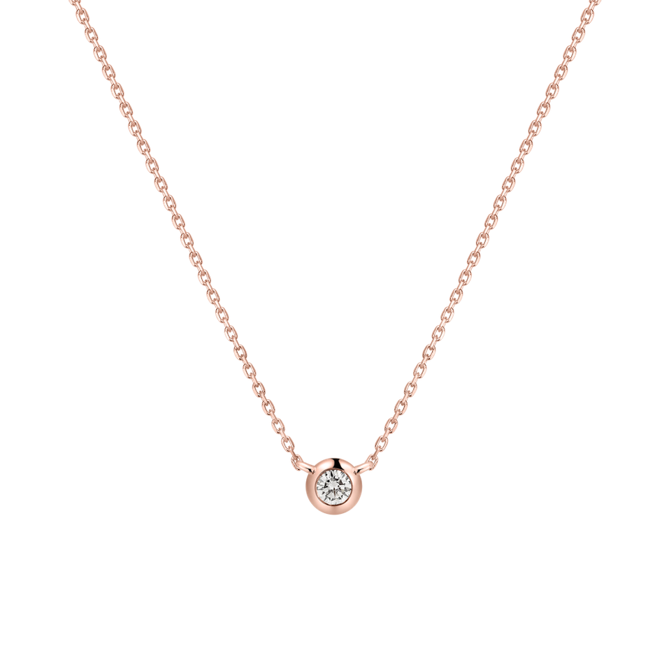 Diamond necklace Sparkling Drop