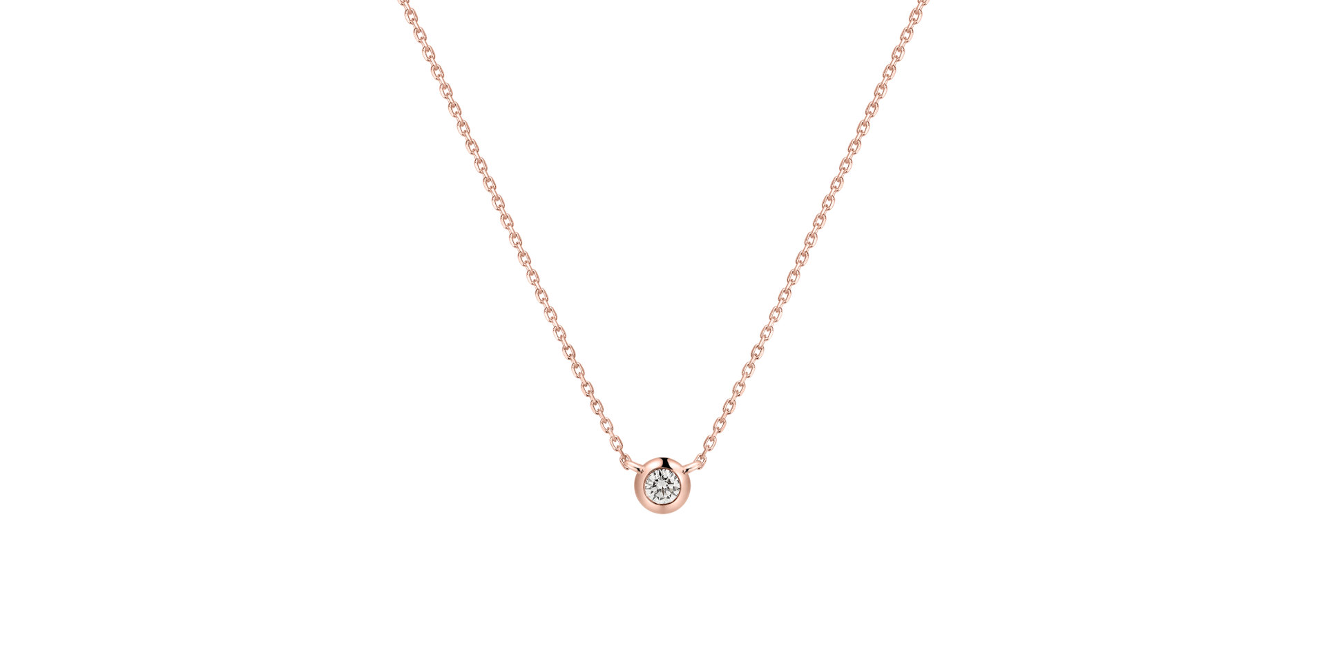 Diamond necklace Sparkling Drop