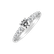 14ct white gold diamond ring Morelli2