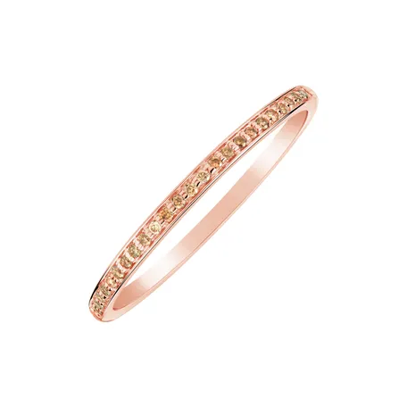 Diamond ring with brown diamonds Sunshine Sky