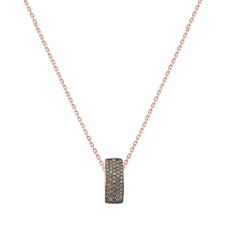 Pendant with diamonds Inferno Night