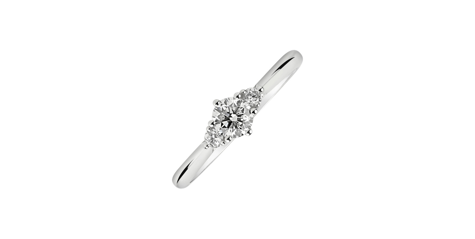 14ct white gold diamond ring Midnight Serenity
