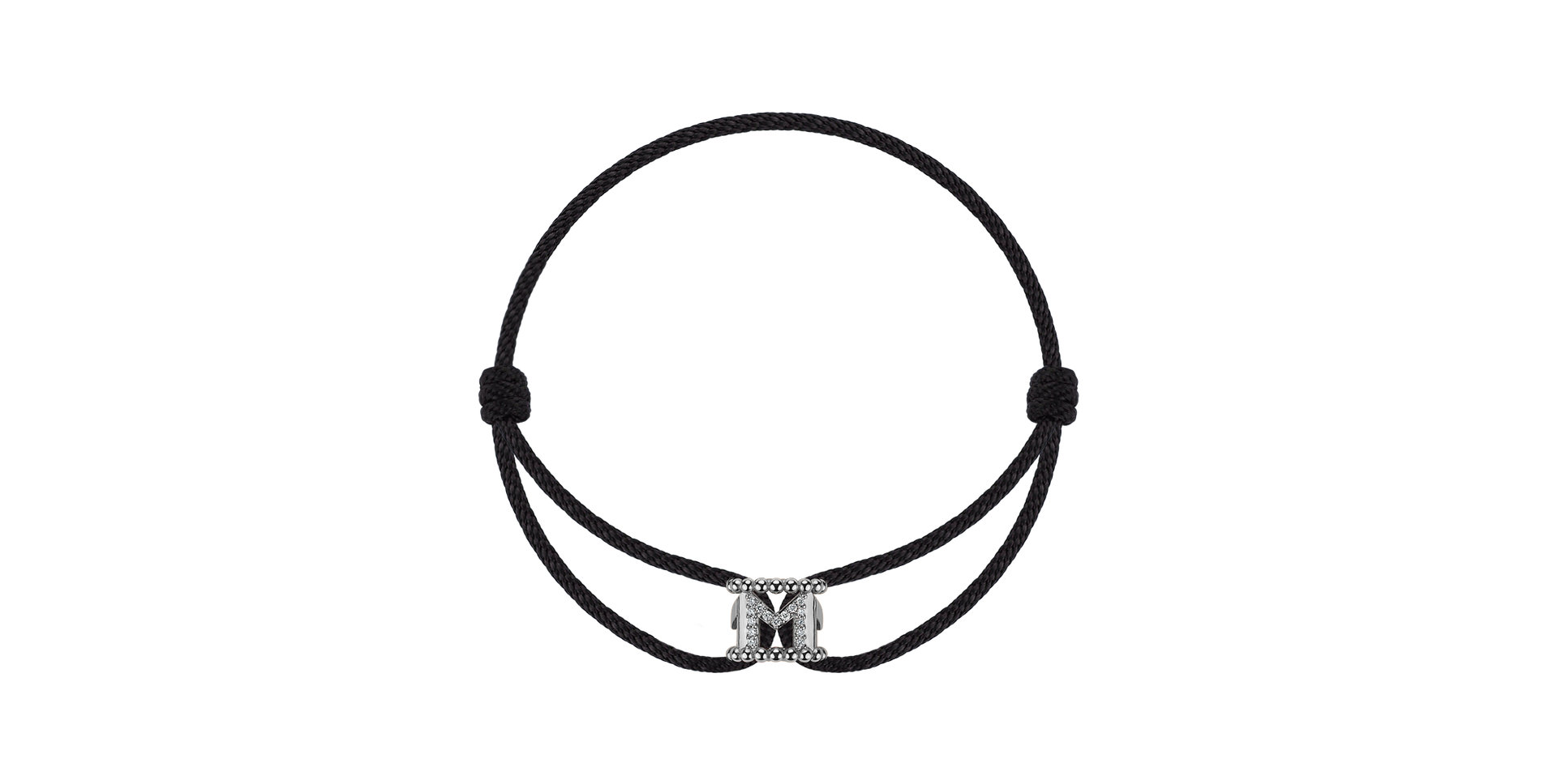 Bracelet with diamonds Magnificent Letter