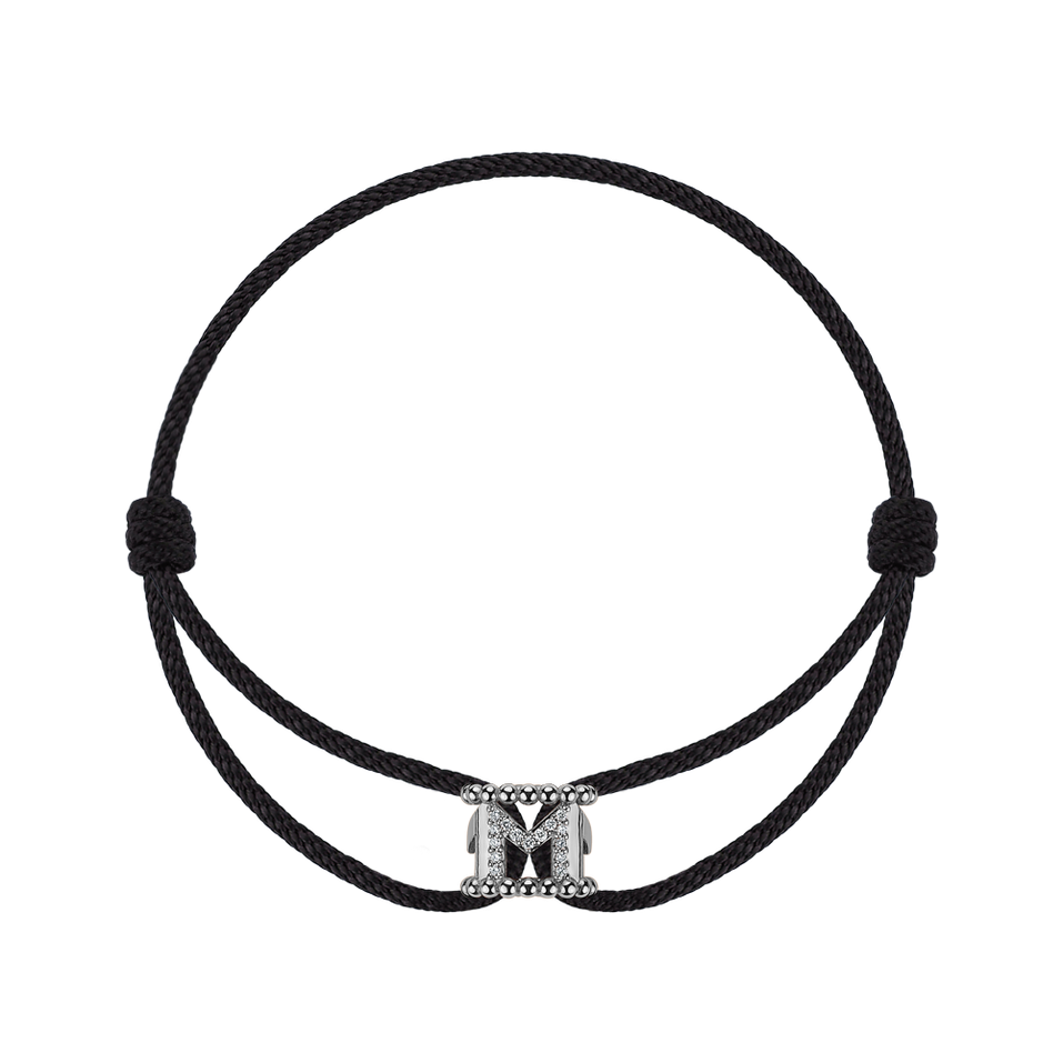 Bracelet with diamonds Magnificent Letter