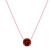 Necklace with Rhodolite Lucky Glance2