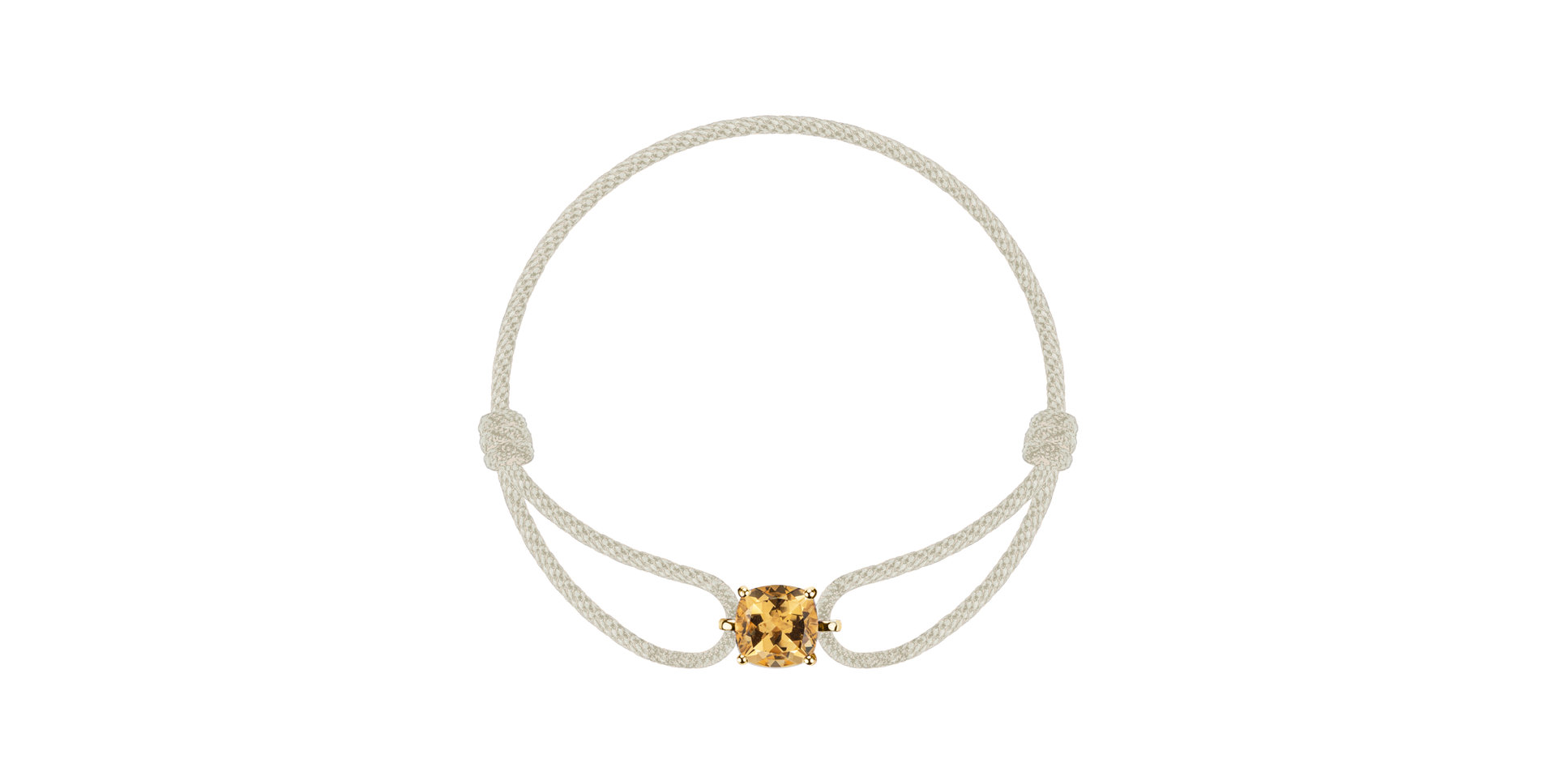 Bracelet with Citríne Faith