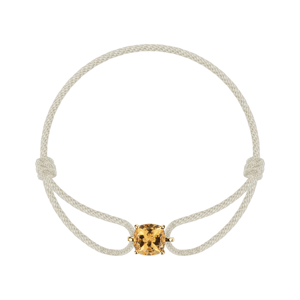 Bracelet with Citríne Faith