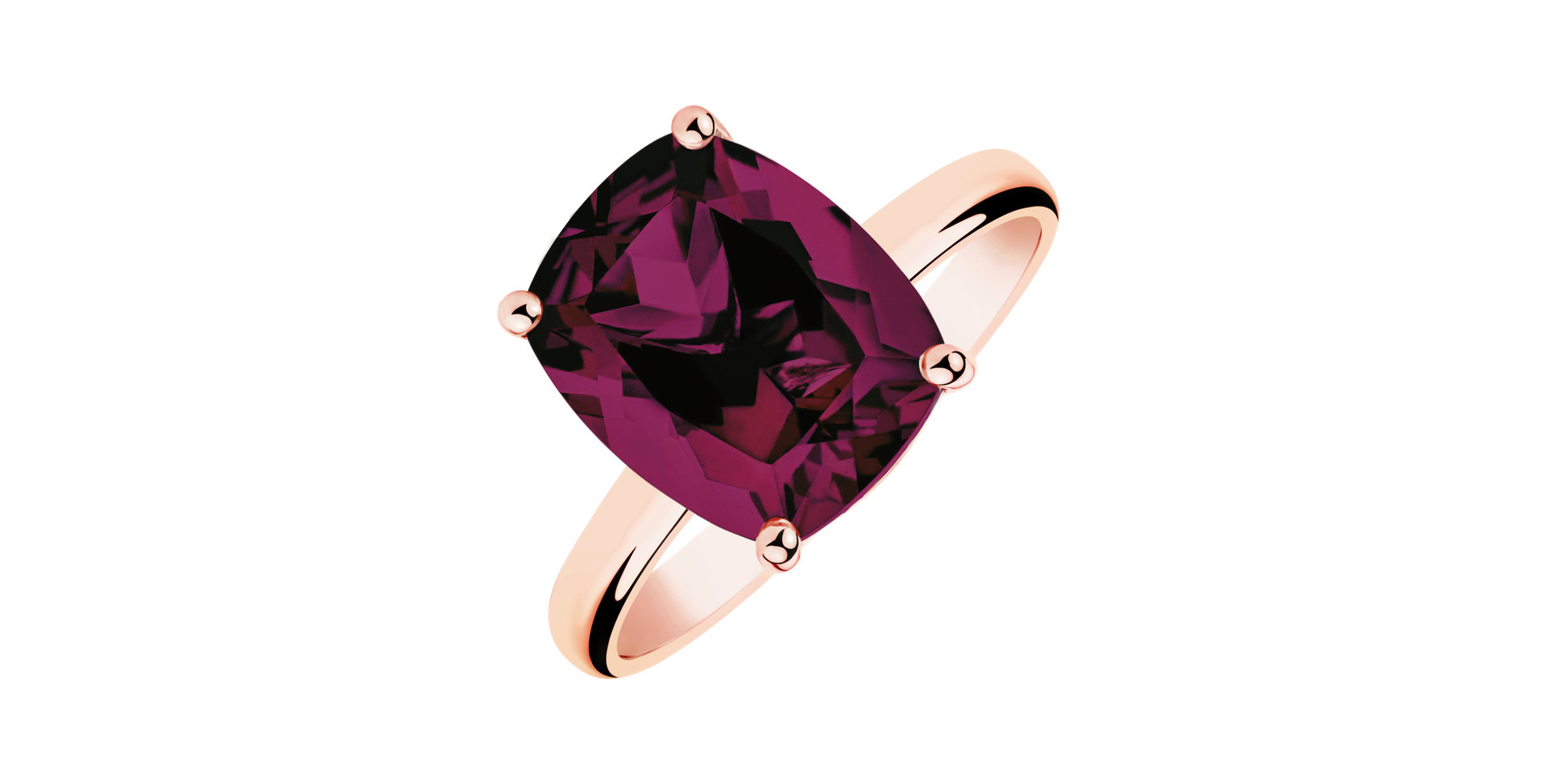 Ring with Rhodolite Bonbon