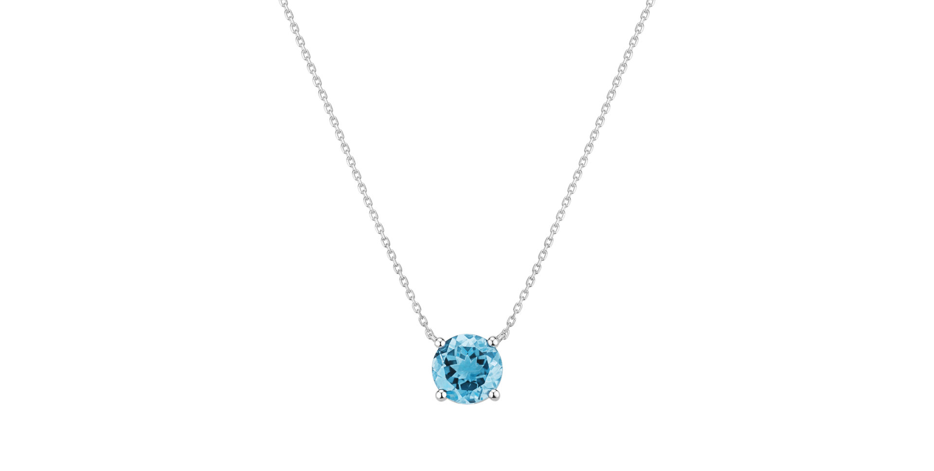 Necklace with Topaz Lucky Glance
