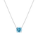 Necklace with Topaz Lucky Glance2