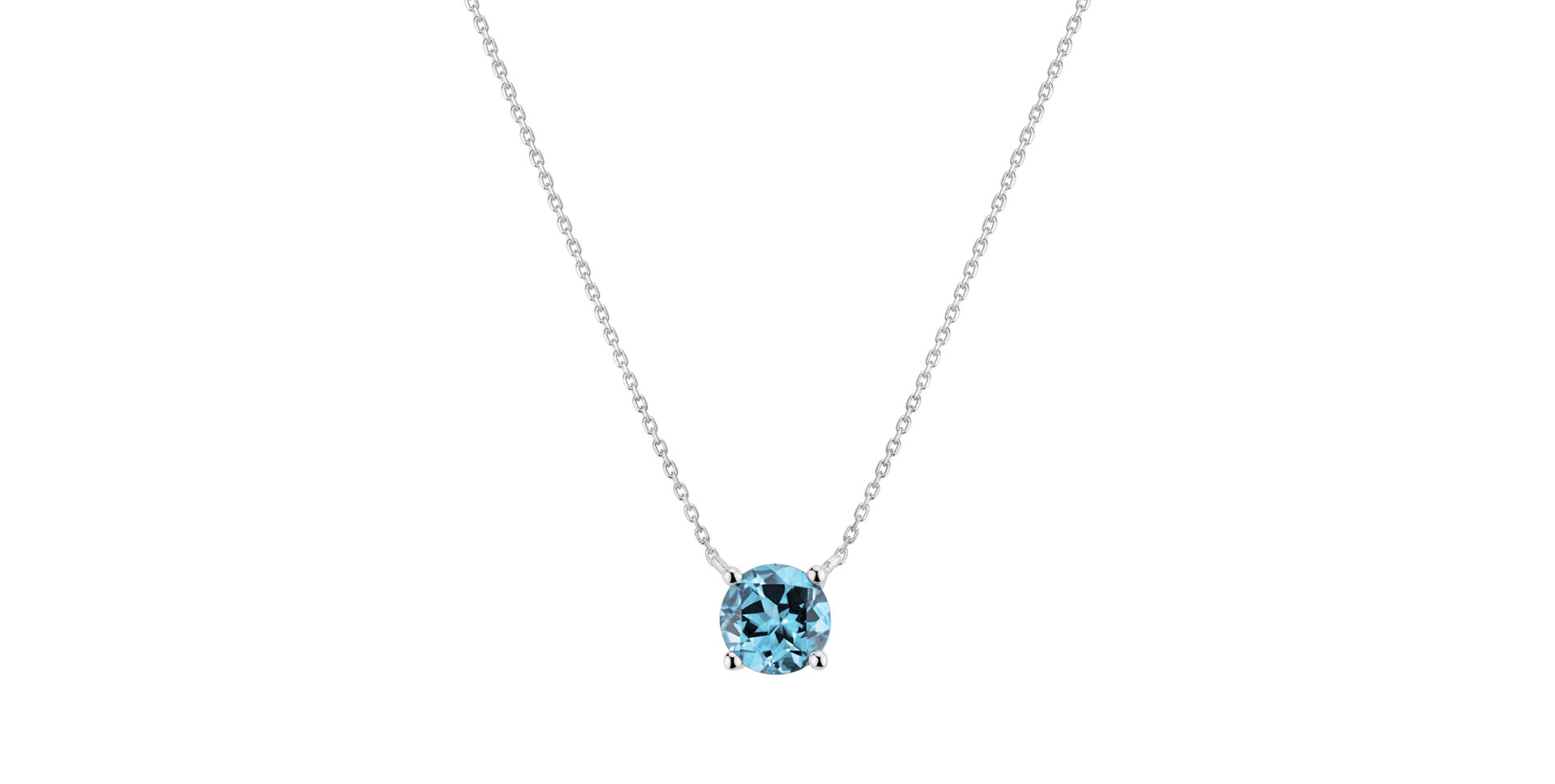 Necklace with Topaz Lucky Glance