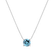 Necklace with Topaz Lucky Glance2