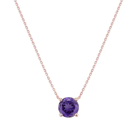 Necklace with Amethyst Lucky Glance