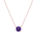 Necklace with Amethyst Lucky Glance2