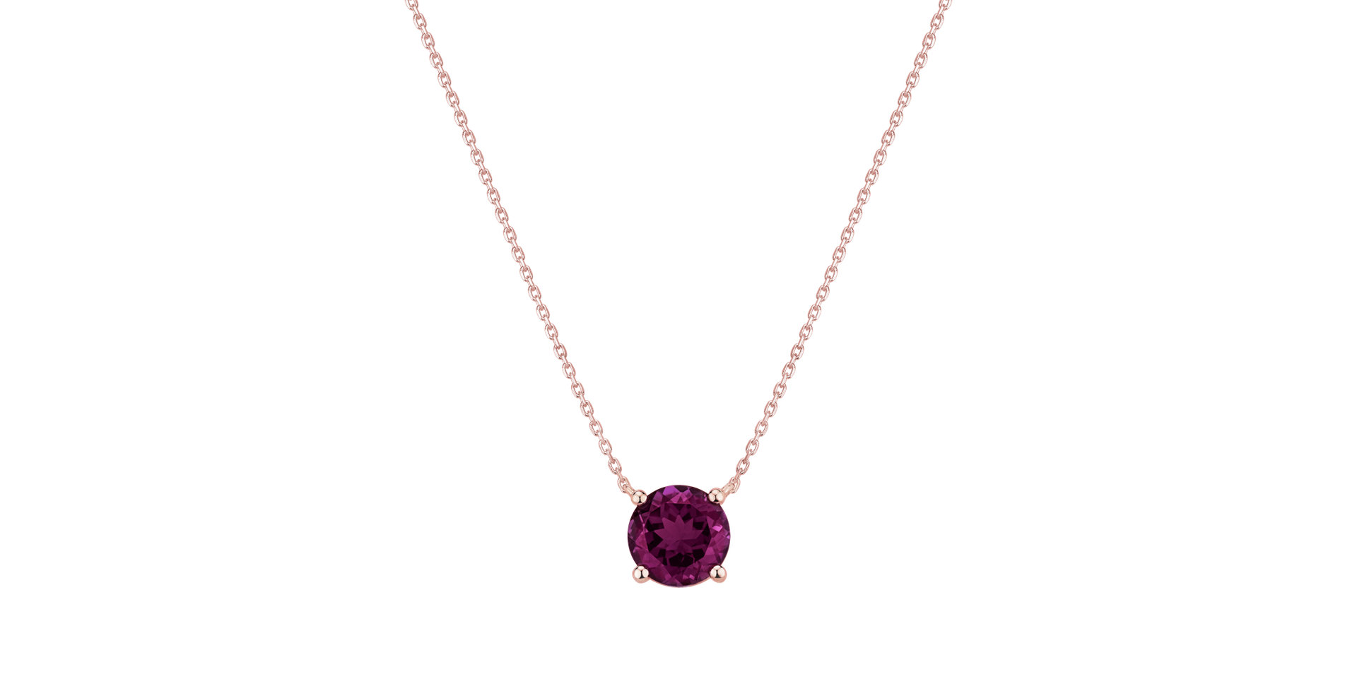 Necklace with Rhodolite Nerilla