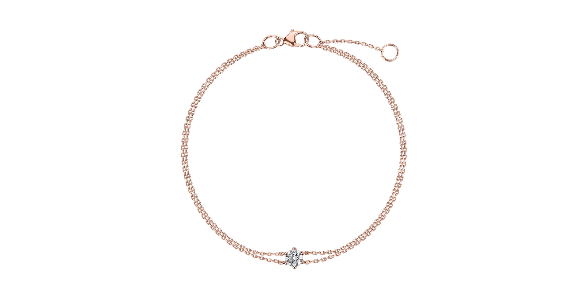 Bracelet with diamonds Essential Shine