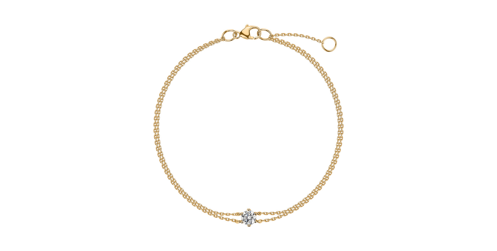 Bracelet with diamonds Essential Shine