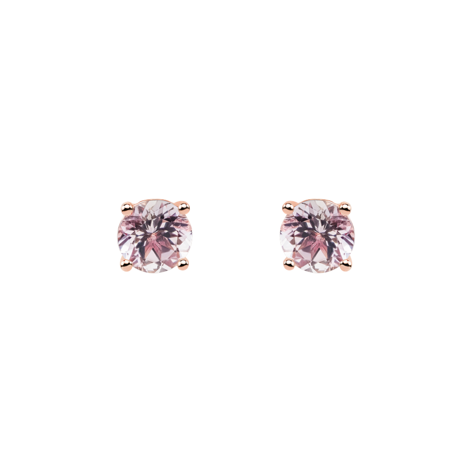 Earrings with Morganite Virginia Sparkle