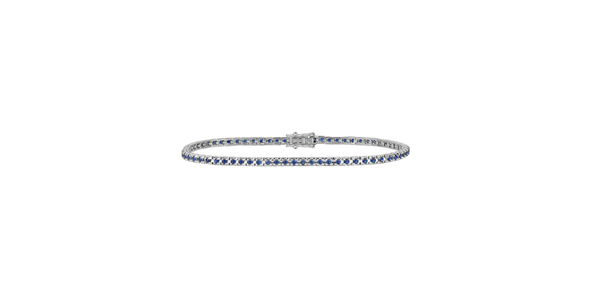 18ct white gold bracelet with Sapphire Nilani