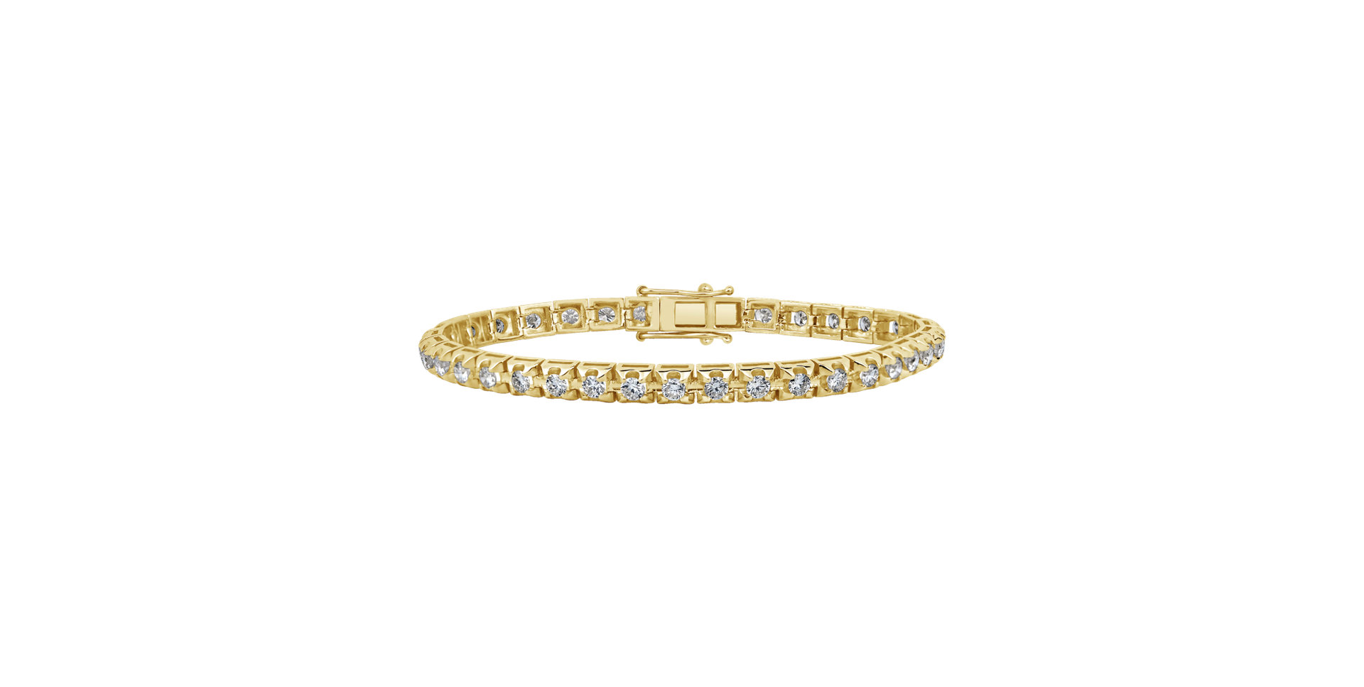 18ct yellow gold diamond bracelet Ralana