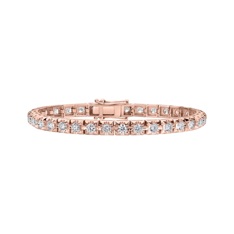18ct rose gold diamond bracelet Ralana