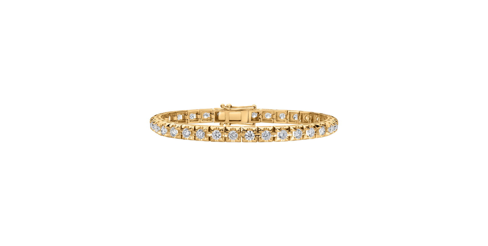 18ct yellow gold diamond bracelet Ralana