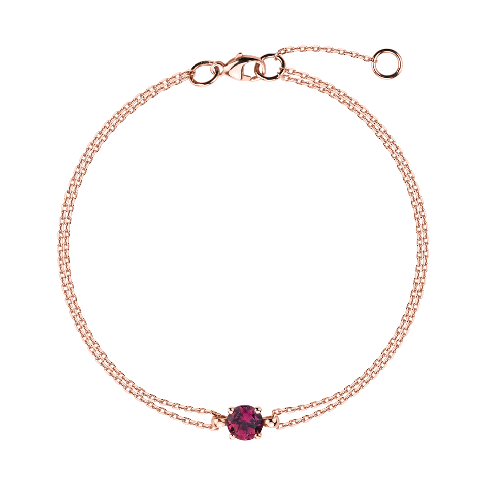 Bracelet with Rhodolite Magic Wish