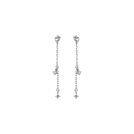 Diamond earrings Samba