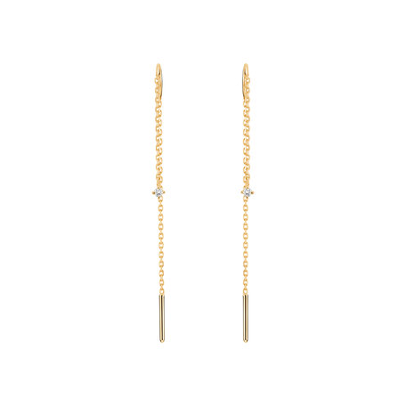 Diamond earrings Swing