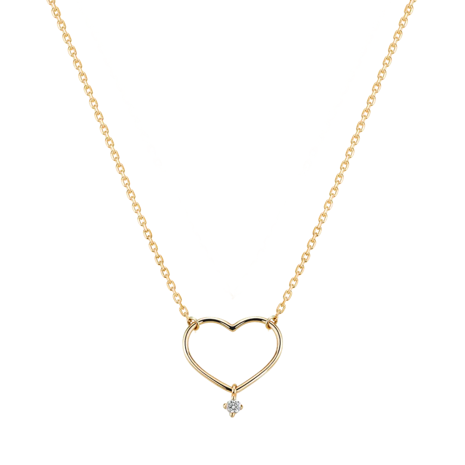 Diamond necklace Eternal Heart