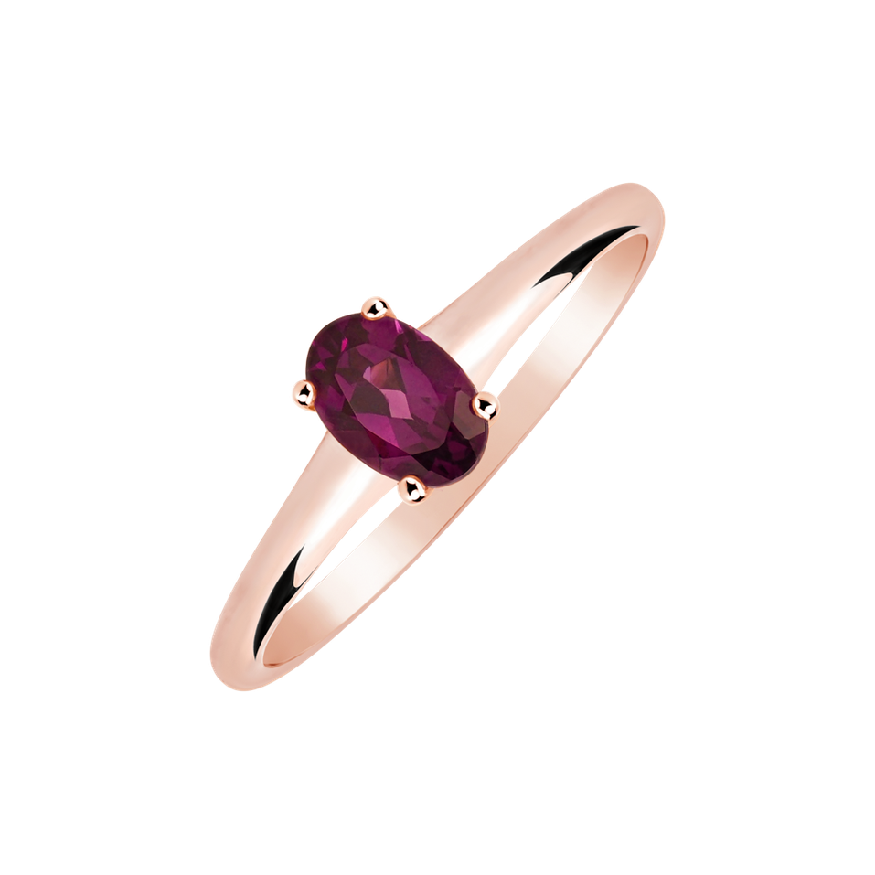 Ring with Rhodolite Mystic Abyss