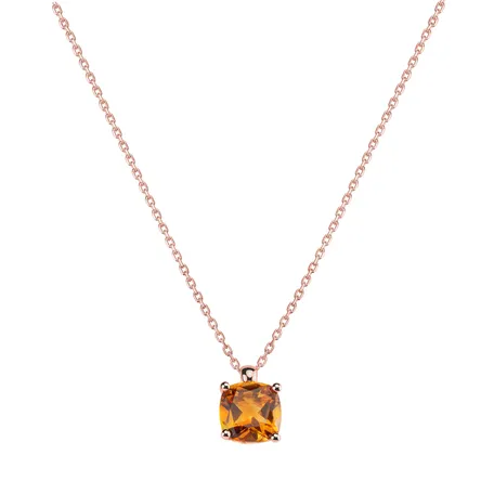 Necklace with Citrine Madeleine
