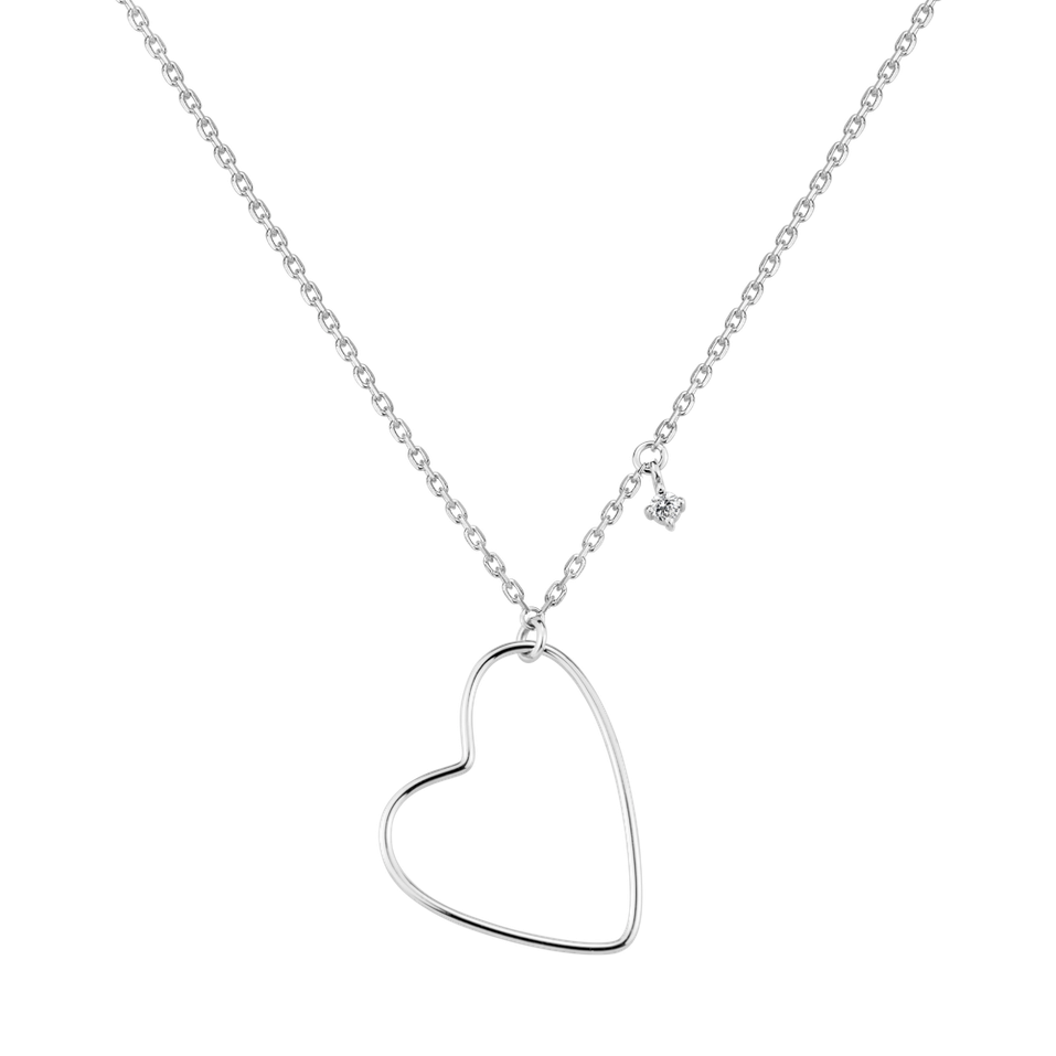 Diamond necklace Heartbeat Haven