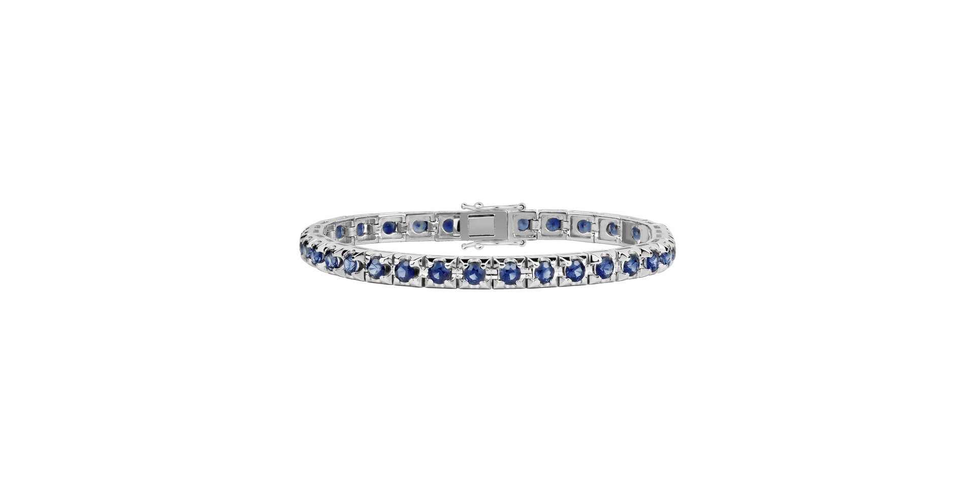 18ct white gold bracelet with Sapphire Nilani