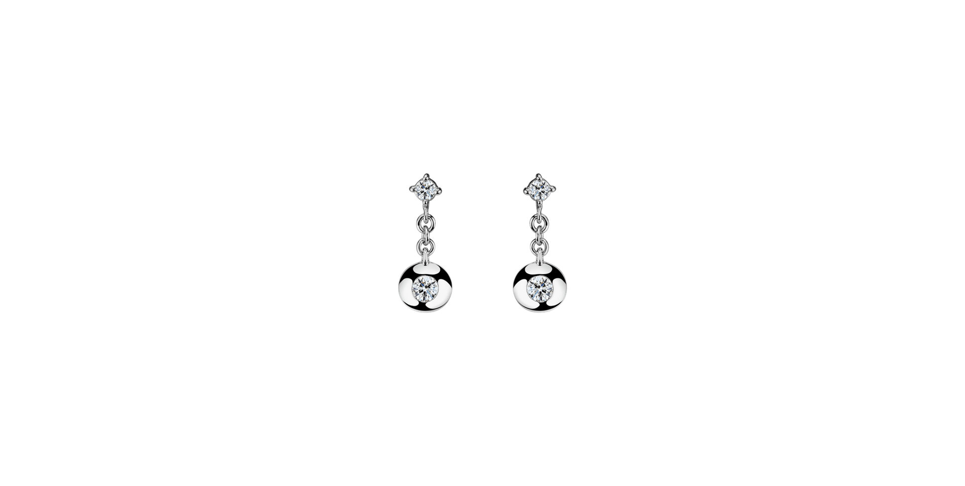 Diamond earrings Gentle Rain