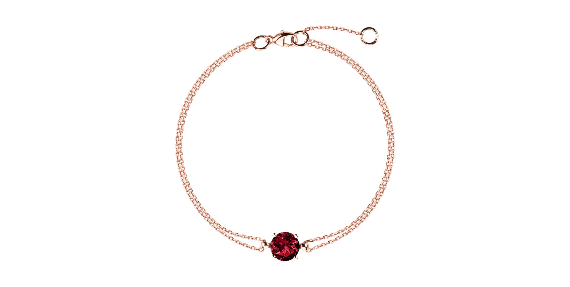Bracelet with Rhodolite Magic Wish